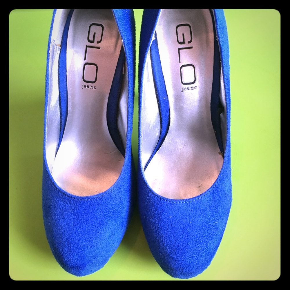 Classic Blue Suede Shoes
